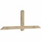Ekena Millwork Eugene Rough Sawn Timber Gable Bracket, Douglas Fir, 84"W x 28"H x 4"D x 4"F, 8/12 Pitch GBW084X28X0404EUG00RDF - alternate 5